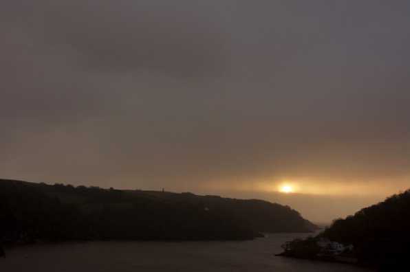 17 February 2020 - 07-41-54 
A delayed sunrise over the mouth of the river Dart. Delayed due to cloud. Nogreat surprise there then.